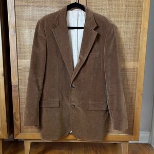 Vintage Men’s Hugo Boss Brown Bodega Velvet Blazer m